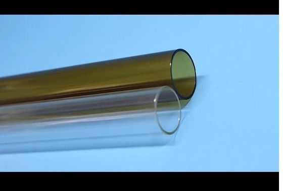 साफ़ या एम्बर तटस्थ ग्लास बोरोसिलिकेट ट्यूबिंग चिकित्सा उपयोग 1ml-20ml