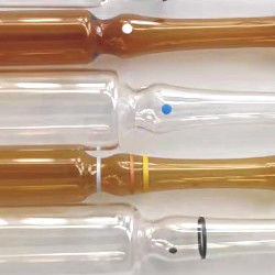 लाइट फ्यूसिबल ग्लास खाली ग्लास एम्पाउल्स स्ट्रेट नेक 1 मिली