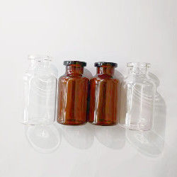 कैप्स के साथ मेडिकल इंजेक्शन ग्लास शीशियों 10ml