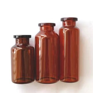 छोटे एम्बर ग्लास ट्यूब शीशियों 2ml-50ml AQL स्तर