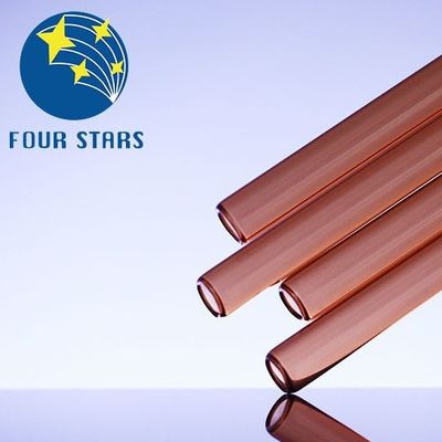 तटस्थ बोरोसिलिकेट रंगीन एम्बर ग्लास ट्यूब 1ml-20ml ग्लास सिलेंडर ट्यूब