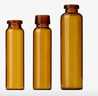 गोल सोडा लाइम ग्लास इंजेक्शन ग्लास शीशियों 10 मिलीलीटर साफ़ और एम्बर