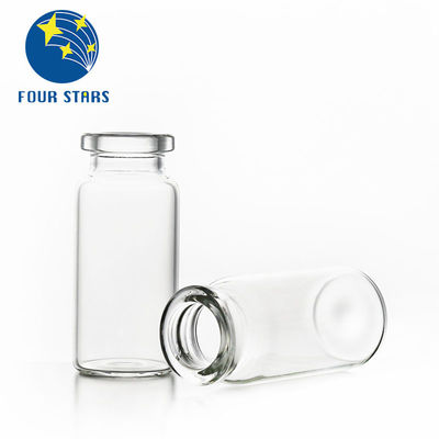पारदर्शी गोल ट्यूबलर कांच की शीशियों टेस्ट ट्यूब शीशियों 2ml-50ml