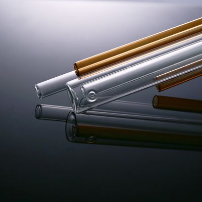 एम्बर खाली टेस्ट ट्यूब 1ml-20ml साफ़ ग्लास ट्यूब OEM