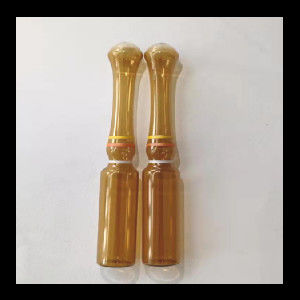इंजेक्शन के लिए पारदर्शी एम्बर खाली ग्लास बल्ब 10ml